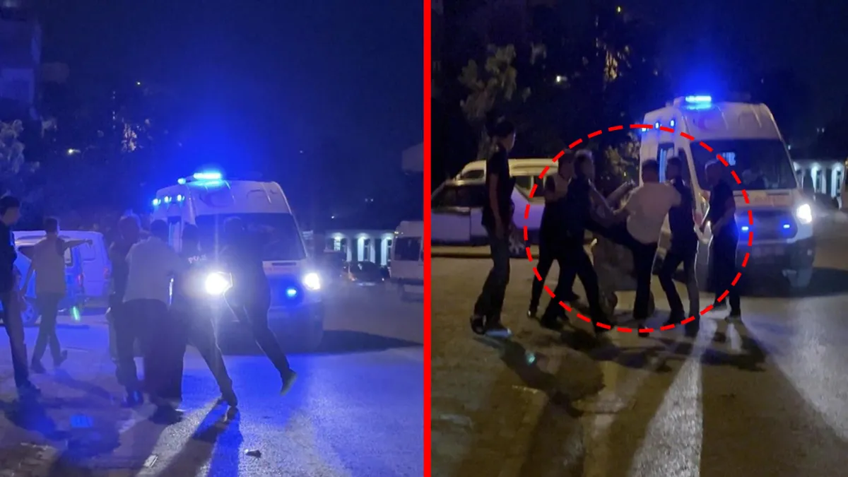 Kayseri'de çocukların karıştığı bıçaklı kavga sonrası polis müdahalesi