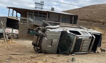 Adana'da feci kaza! Yağış nedeniyle yoldan çıkan kamyonet takla attı: 1 ölü, 1 yaralı #adana