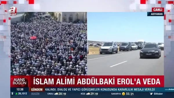 Menzil cemaati lideri Abdülbaki El Hüseyni'yi 250 bin kişi uğurladı | Video