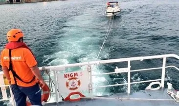 Sarayburnu önlerinde arızalanan balıkçı teknesini kıyı emniyet  kurtardı