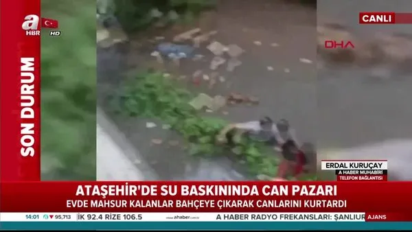 İstanbul Ataşehir'de su baskınında can pazarı!