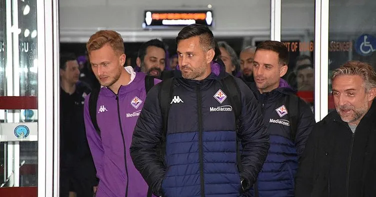 Fiorentina, Sivasspor maçı için kente geldi