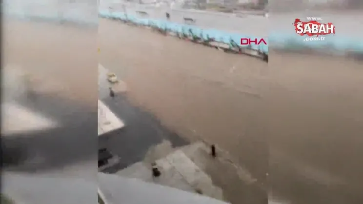 Bebek sahilyolu göle döndü | Video