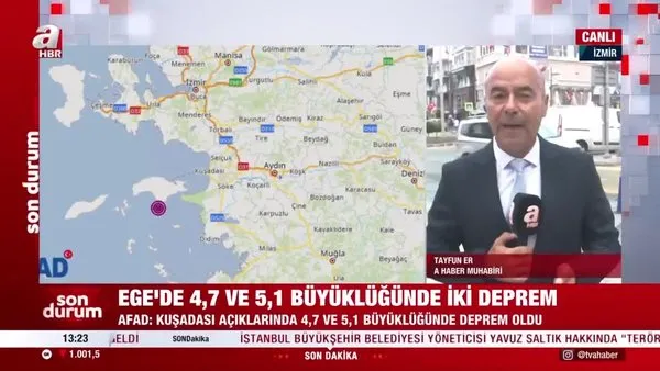 SON DAKİKA! İzmir'de korkutan deprem! Aydın'da da hissedildi! AFAD şiddetini açıkladı | Video