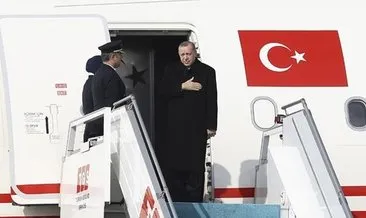 Cumhurbaşkanı Erdoğan Cenevre’ye gitti