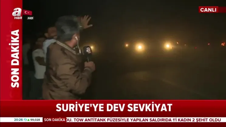 Türk tankları Tel Abyad'a böyle girdi!