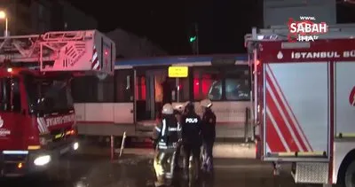 Topkapı- Mescid-i Selam Tramvayı’nda yangın | Video