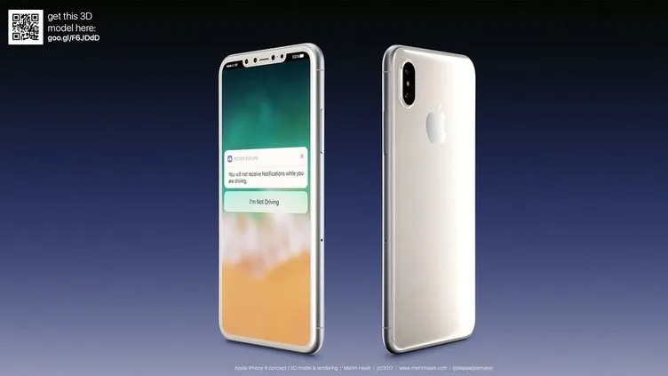 Yeni siyah ve beyaz iPhone 8 konsepti harika görünüyor