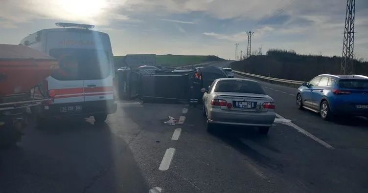 Arnavutköy’de feci kaza: 1 ölü, 4 yaralı