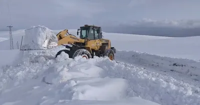 Kars'ta kapalı köy yolları tek tek açılıyor #kars