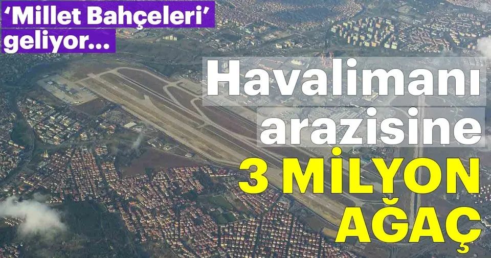 Havalimani Arazisine 3 Milyon Agac Son Dakika Haberler