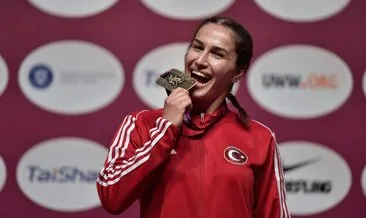 Buse Tosun Çavuşoğlu, Avrupa Güreş Şampiyonası’nda kadınlar 68 kiloda altın madalya kazandı