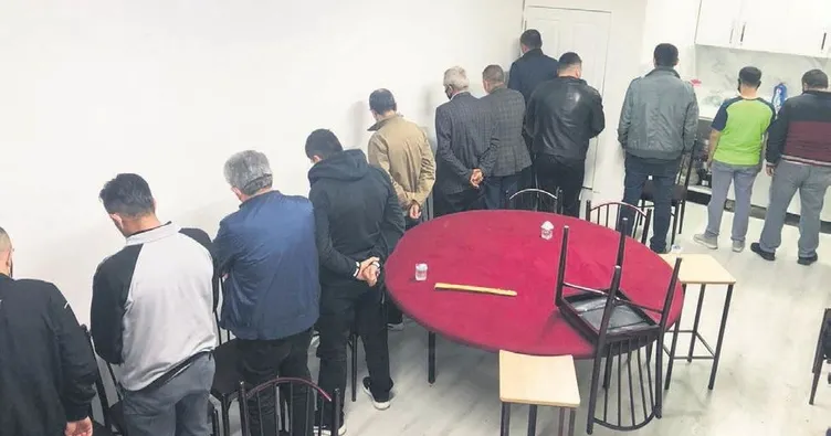 Başkentte kumar ve fuhuş baskını