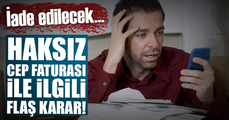 Cepte haksız faturaya e-Devlet’ten takip