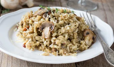 Mantarlı bulgurlu risotto tarifi