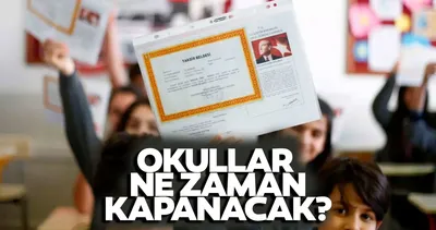 Okulların kapanış tarihi geliyor! 2024 MEB ile okullar ne zaman kapanacak, karne gününe kaç gün kaldı?