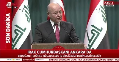 Irak Cumhurbaşkanı Ankara’da önemli açıklamalarda bulundu
