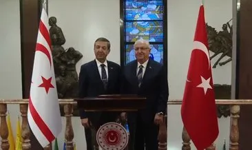 Bakan Güler, KKTC Dışişleri Bakanı Ertuğruloğlu ile görüştü