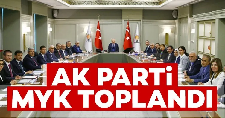 Son dakika: AK Parti MYK toplandı