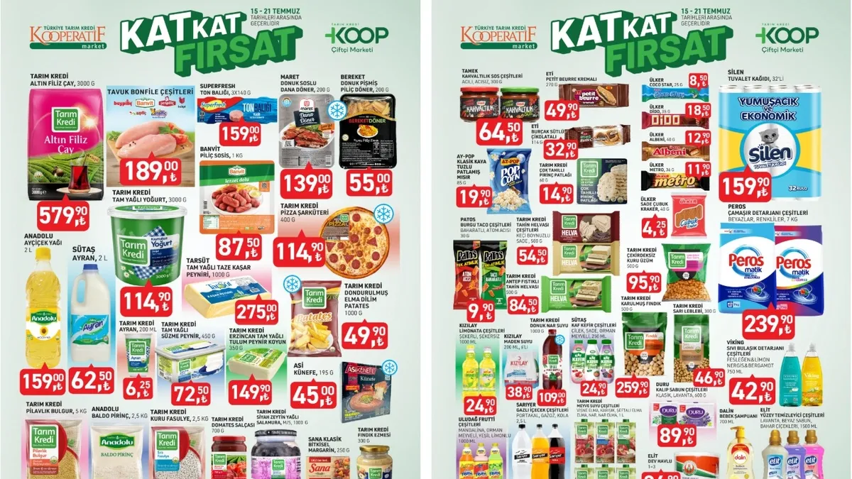 Tarım Kredi'den Büyük İndirim! Tuvalet Kağıdı, Tavuk Bonfile ve Çay Ucuzladı - 21 Temmuz'a Kadar Kaçırmayın!