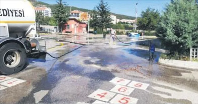 Kızılcahamam’da okullar pırıl pırıl