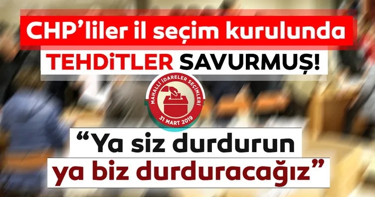 Ya siz durdurun, ya biz durduracağız