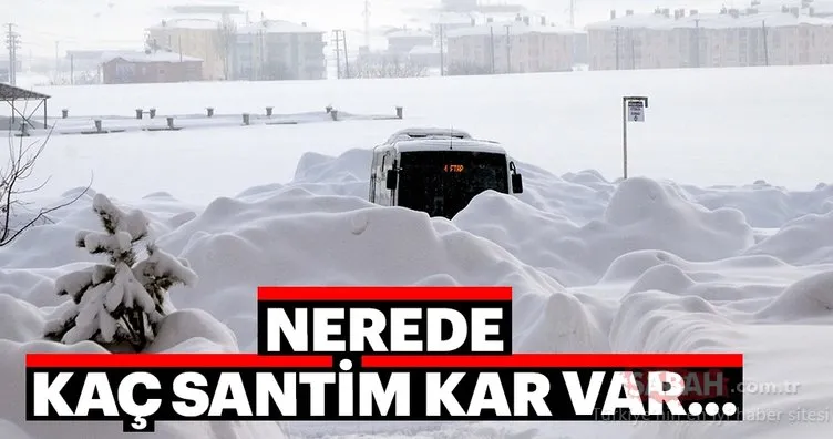 Türkiye genelinde nerede kaç santim kar var? İşte kayak merkezlerindeki şaşırtan rakamlar...
