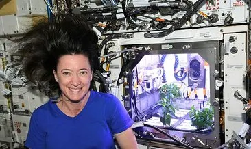 NASA astronotu paylaştı: Uzayda ekilen fideler çiçek açtı