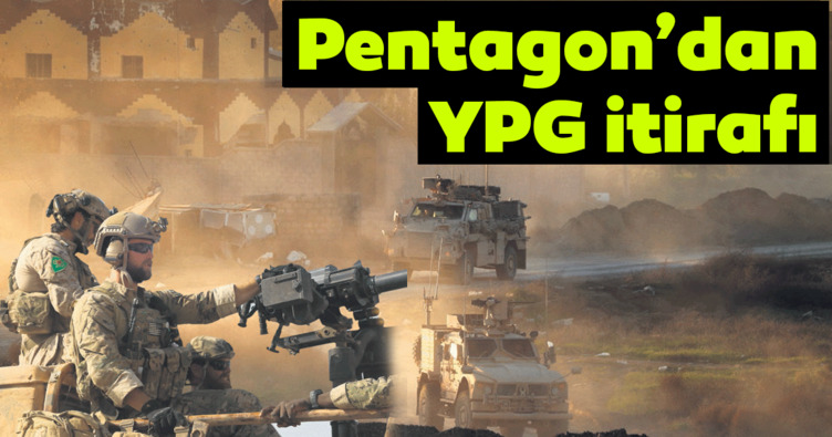 Pentagon’dan YPG itirafı