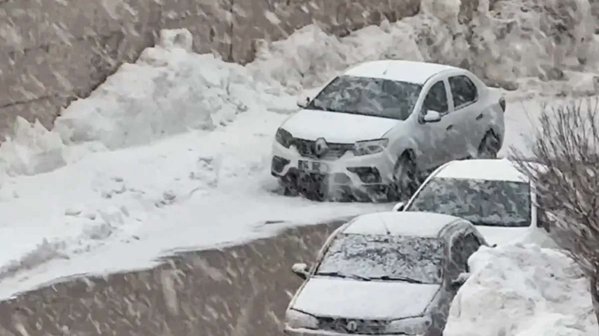 Yüksekova’da kamyonet şarampole yuvarlandı: 1 kişi yaralandı