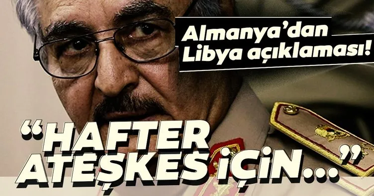 Son dakika: Almanya Dışişleri Bakanı duyurdu: Hafter Libya'da ateşkes anlaşmasına uymaya hazır