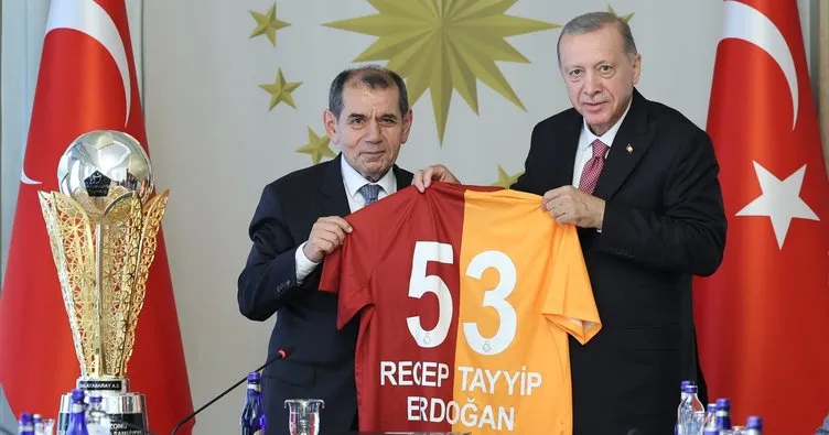 Başkan Erdoğan, Süper Lig şampiyonu Galatasaray’ı kabul etti