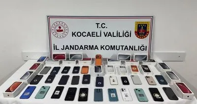 Kocaeli'de 2,5 milyon liralık kaçak telefon operasyonu #kocaeli
