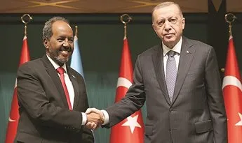 Başkan Erdoğan, Somali Cumhurbaşkanı Hasan Şeyh Mahmud ile görüştü
