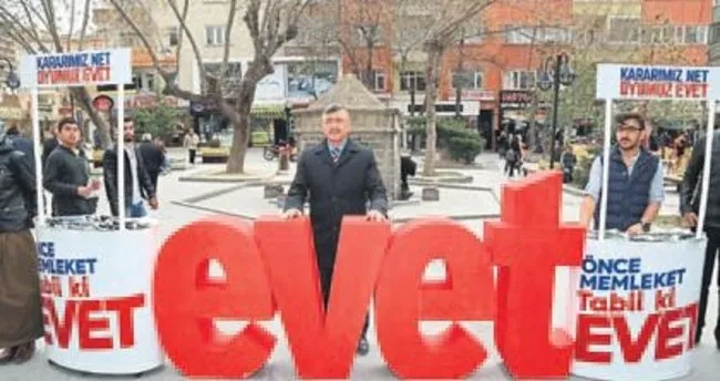 Başkan Akdoğan evet gezisine çıktı