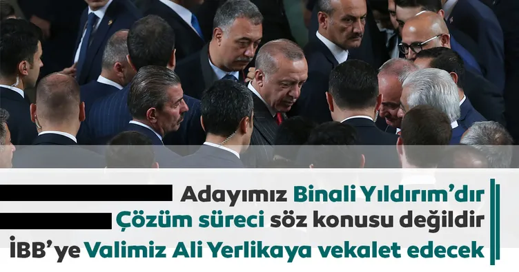 Cumhurbaşkanı Erdoğan'dan, YSK'nın İstanbul kararına ilişkin açıklama