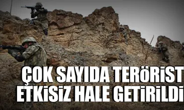 11 terörist etkisiz hale getirildi