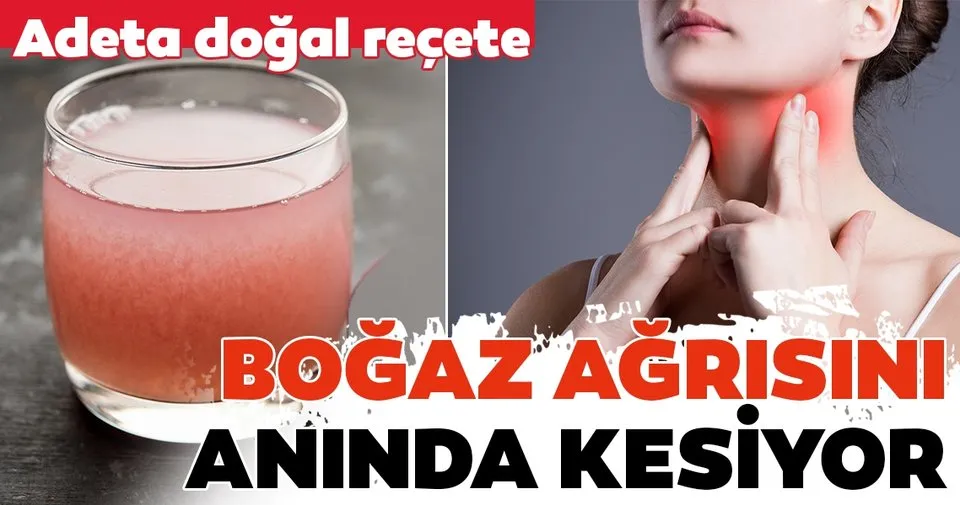 Bu Tarif Bogaz Agrisini Kesiyor Saglik Haberleri