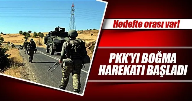 PKK’yı boğma harekatı: Hedefte orası var!