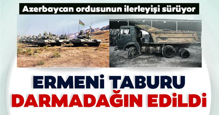 Son dakika: Ermeni taburu darmadağın edildi! Azerbaycan Ermenistan cephe hattında son durum