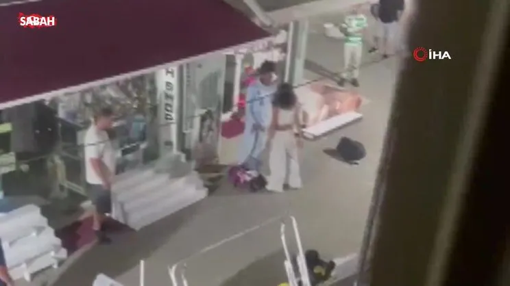 İngiliz turist kadınlar Marmaris'i birbirine kattı | Video