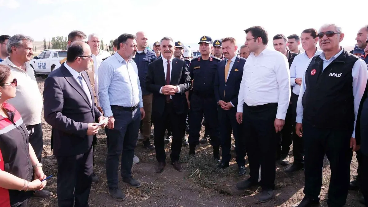 Yozgat'da 2 köyde çıkan yangında bin 500 dekarlık ekili alan zarar gördü - Yozgat Haberleri