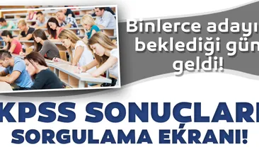 Ve açıklandı! ÖSYM ile KPSS ortaöğretim sonuçları sorgulama ekranı! 2020 KPSS sınav sonuçları açıklandı mı?