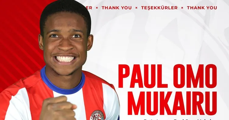 Paul Mukairu’nun yeni adresi belli oldu! Antalyaspor resmen açıkladı..., Kopenhag’a transfer oldu
