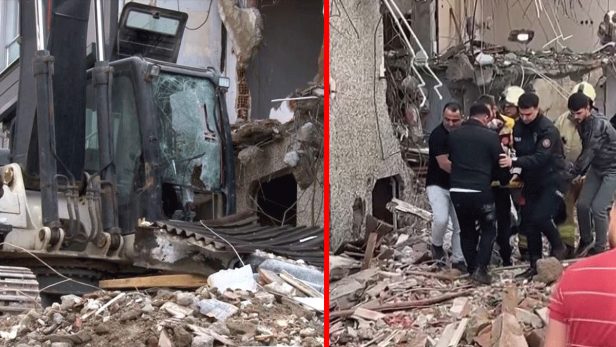 Yıkım faciasında genç operatör kıl payı ölümden döndü! Gaziosmanpaşa'daki dehşet anları kamerada Yıkım faciasında genç operatör kıl payı ölümden döndü! Gaziosmanpaşa'daki dehşet anları kamerada