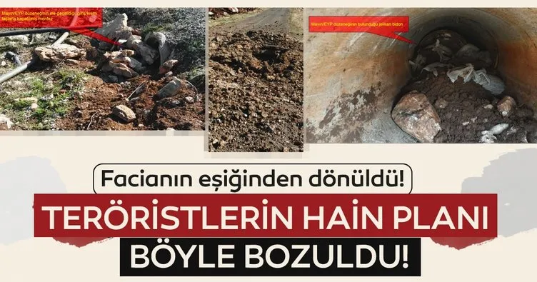 PKK’lı teröristlerin hain planı böyle bozuldu