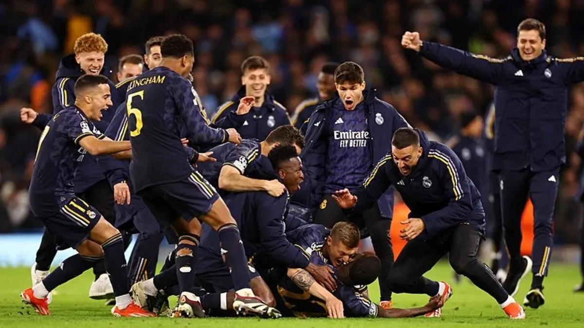 Real Madrid, Manchester City'yi penaltılarda 4-3 yenerek yarı finale yükseldi | Şampiyonlar Ligi