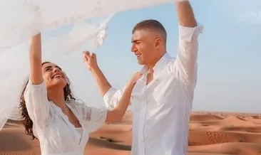 Özcan Deniz ve Samar Dadgar’ın balayı pozları ortaya çıktı! İşte Özcan Deniz ve eşinin Dubai’de çekildiği romantik kareler!