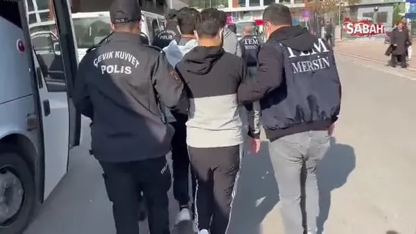 Mersin'de DEAŞ operasyonunda gözaltına alınan 5 şüpheli tutuklandı | Video
