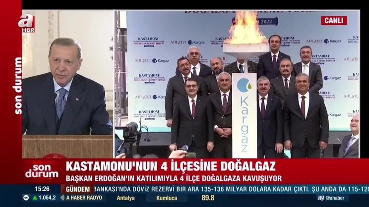 SON DAKİKA: Başkan Erdoğan'dan 'Karadeniz Gazı' açıklaması: